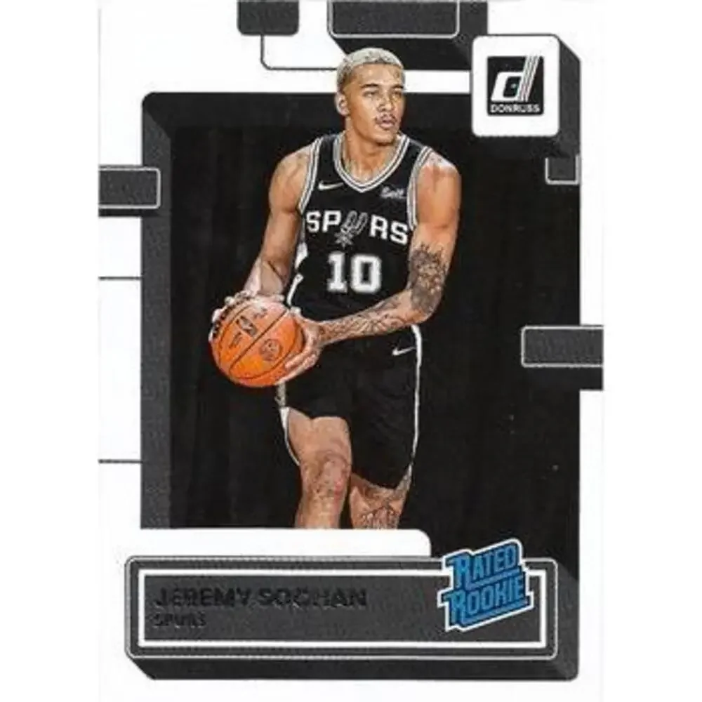2022-23 Panini Donruss Jeremy Sochan Rookie 209 San Antonio Spurs
